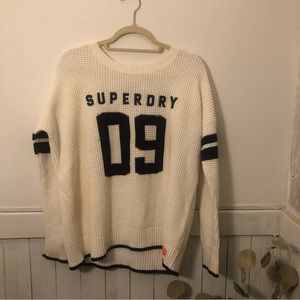 Varsity style sweatshirt